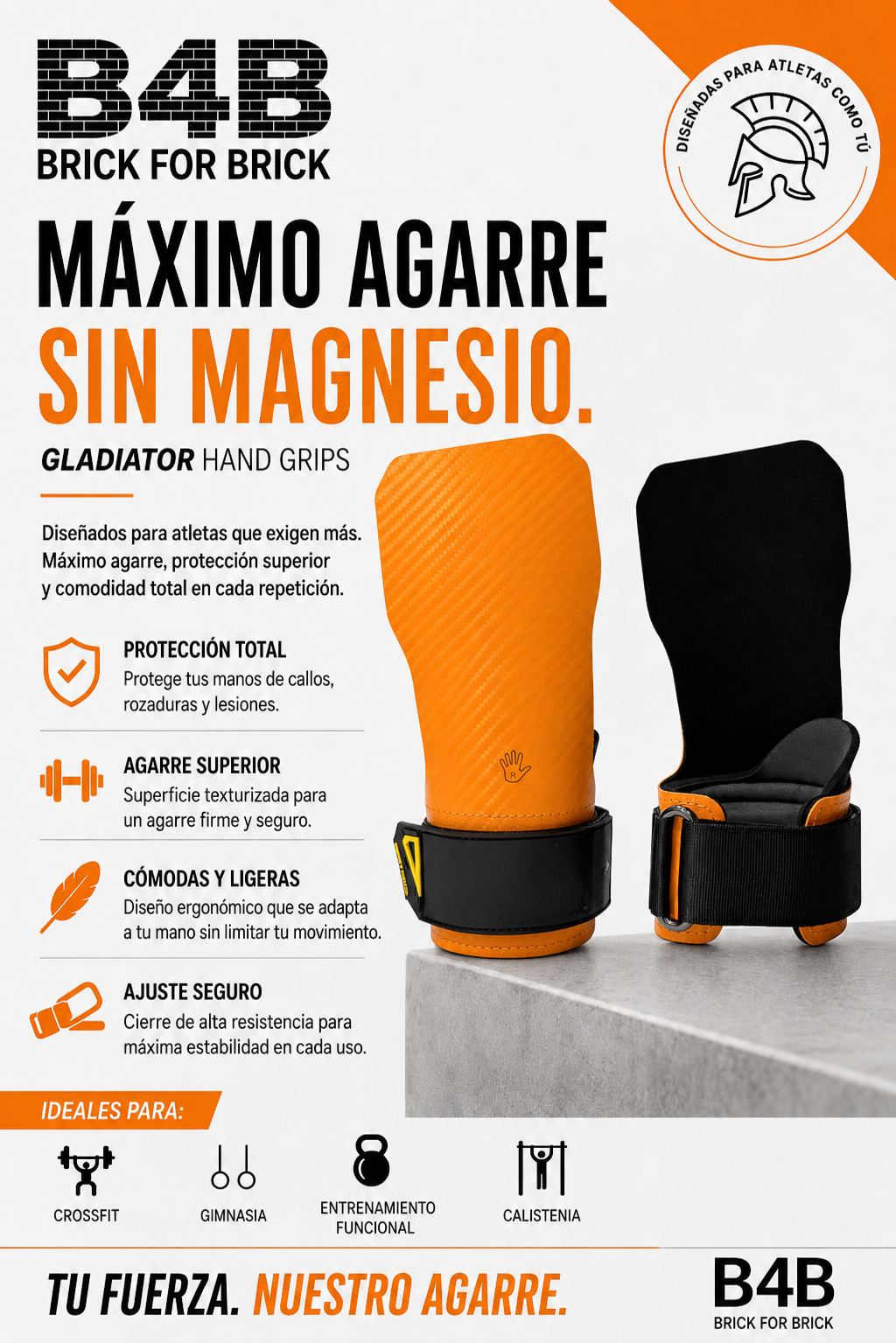 Calleras Gladiator sin magnesio