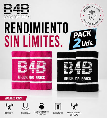Pack 2 Pares Muñequeras B4B